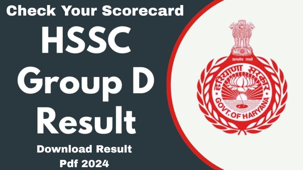 Hssc Group D Result 2024